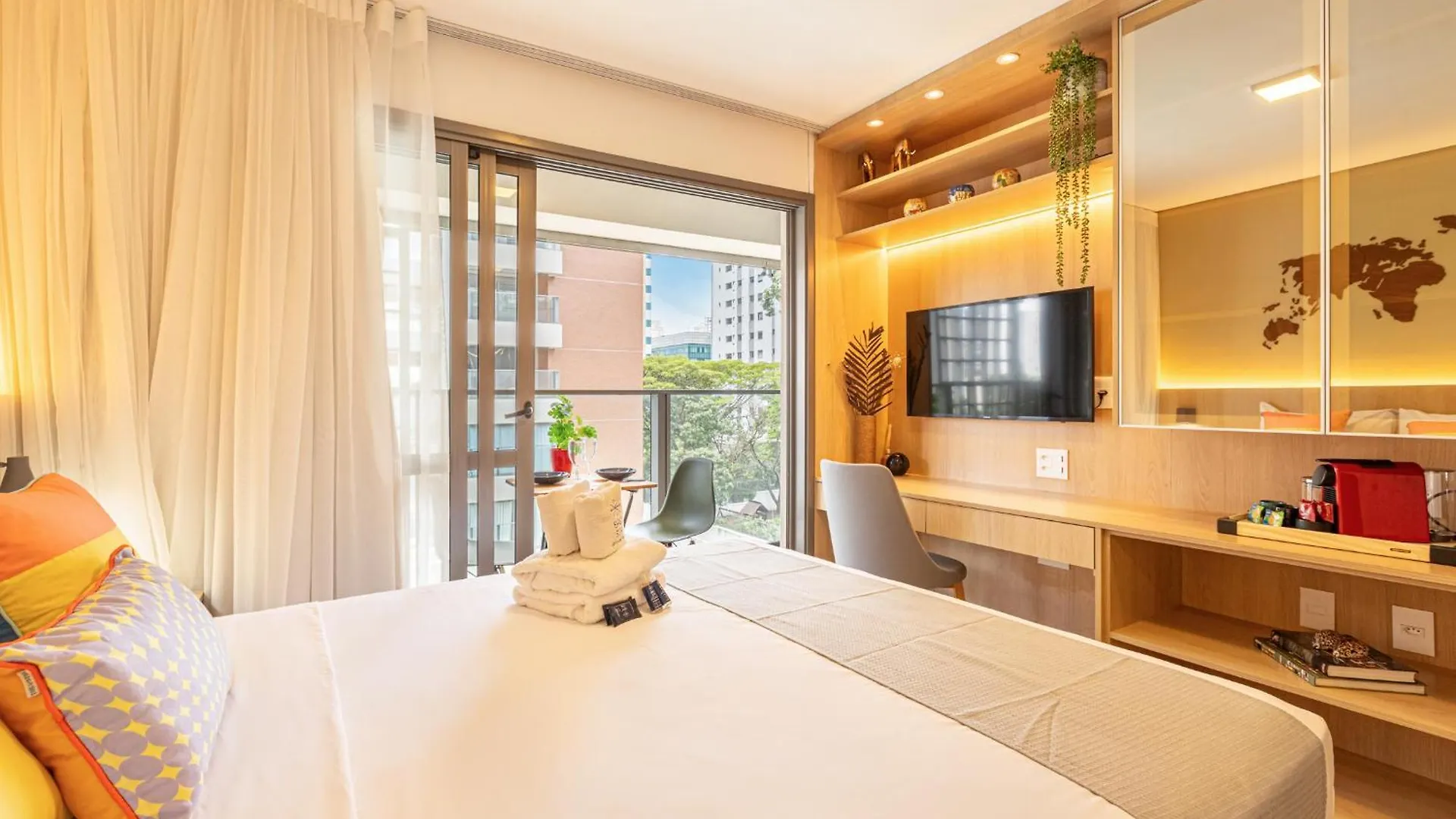 Apartment Easy Star - Studio Charmoso Com Piscina No Brooklin! - Bq01I Sao Paulo